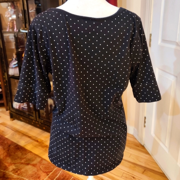 Vintage Y2K Venezia Polka Dot Top - Picture 3 of 4